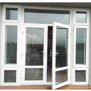 large upvc door with window