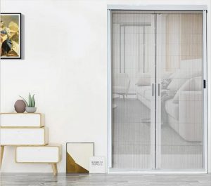 pleated window mesh system 1