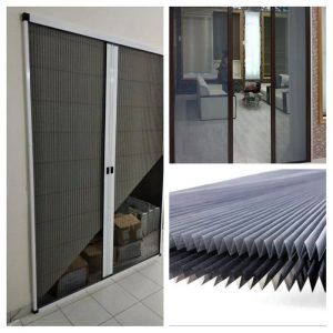 pleated window mesh system 2